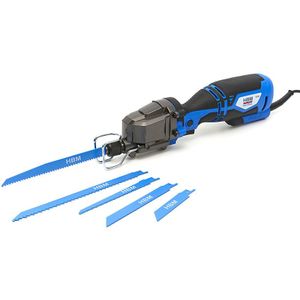 HBM Profi 600W Mini Reciprozaag / Alleszaag met Variabel Toerental en Inclusief 5 Zaagbladen