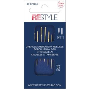 ReStyle 015.10638 Borduurnaalden met scherpe punt 24, 6 stuks