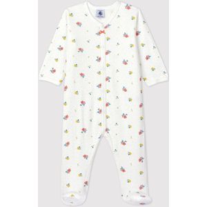 Petit Bateau | Kruippakje Met Bloemenprint In Biokatoen