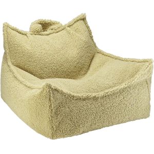 Wigiwama Teddy Beanbag Chair / Zitzakx70x50cm - Matcha