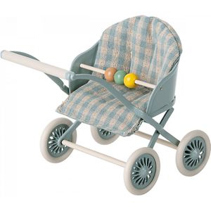 Maileg Kinderwagen - Mint - Baby Muis