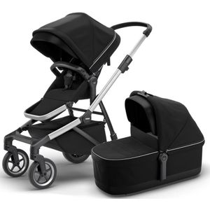 Thule Sleek Kinderwagen + WIEG - Midnight Black