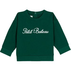 Petit Bateau - Sweatshirt - Groen - Molton