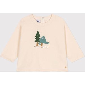Petit Bateau | T-shirt Van Dunne Jersey Met Lange Mouw Voor Baby’s - Woodel & Woody
