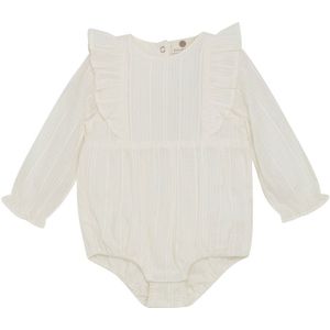 Enfant Bloomer Met Lange Mouwen En Ruffles - Offwhite - Maat 92