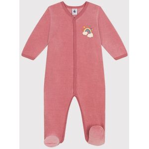 Petit Bateau Babypyjama In Velours - Rainbow - 6 maanden