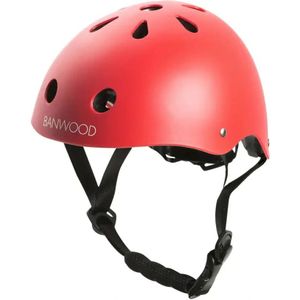 Banwood Matte Fietshelm XS / S - Rood - XS (48-52 cm)