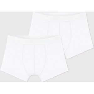 Petit Bateau Set Van 2 Witte Boxershorts - 2 jaar