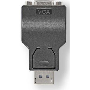 DisplayPort - VGA-Adapter | DisplayPort Male - VGA Female | Zwart
