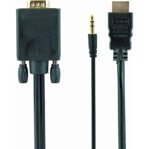 HDMI naar VGA kabel met audio, 1.8 meter