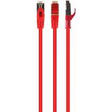 S/FTP Cat6A patchkabel LSZH, rood 2 meter