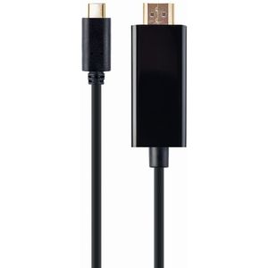 USB-C naar HDMI kabel, 4K 30 Hz, 2 m, zwart