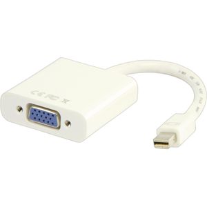 Mini DisplayPort Kabel Mini-DisplayPort Male - VGA Female 15-Pins 0.20 m Wit