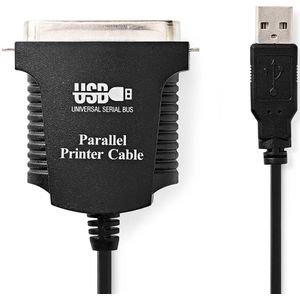 Printerkabel USB | USB-A Male - Centronics 36-Pins Male | 2,0 m | Zwart