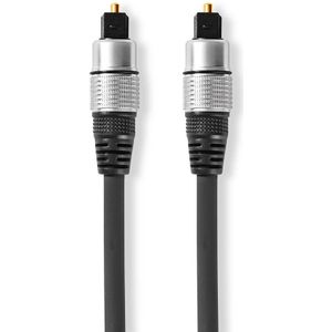 Optische Audiokabel | TosLink Male - TosLink Male | 5,00 m | Antraciet