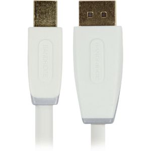 Mini DisplayPort Kabel Mini-DisplayPort Male - DisplayPort Male 1.00 m Wit