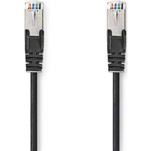 CAT5e-Kabel | SF/UTP | RJ45 Male | RJ45 Male | 2.00 m | Rond | PVC | Zwart