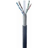 CAT6 UTP LAN outdoor cable, solid, 305 m, black