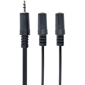 3,5 mm audio splitter kabel, 5 meter