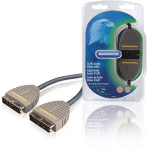 SCART Kabel SCART Male - SCART Male 2.00 m Blauw