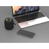 BT Luidspreker - Zwart - Draagbaar Ontwerp - LED-Lichteffect