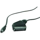 SCART naar S-Video adapterkabel, 1,8 m