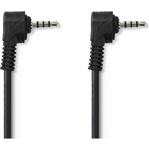 3,5 mm AV-Kabel | 3,5 mm AV Male - 3,5 mm AV Male | 2,0 m | Zwart
