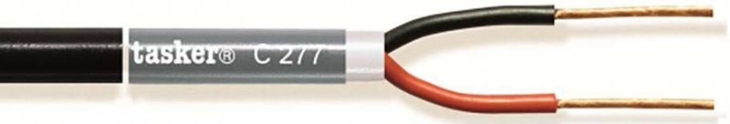 Luidsprekerkabel op Rol 2x 4.00 mm² 50 m Zwart