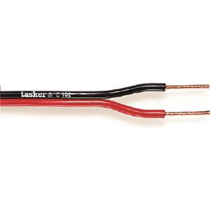 Luidsprekerkabel op Rol 2x 1.50 mm² 100 m Zwart/Rood