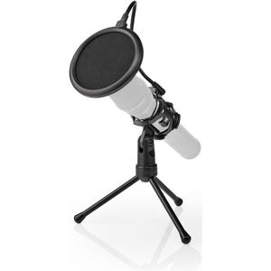 Microfoon-Tafelstatief | Pop-filter | Zwart