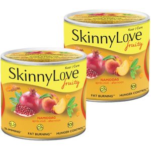 Afzonderlijke SkinnyLove FRUITY vermageringskuur Namiddag (2x230g) met Gegarandeerde werking | Vetverbranding | Afslankkuur