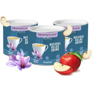 SkinnyLove Relax natuurlijk ontspanningsdrankje | Helpt stress verminderen | Zonder bijwerkingen