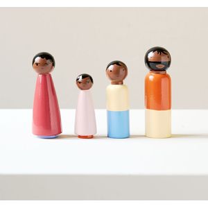 POPPEN VOOR POPPENHUIS | «Ma Petite Famille Plumeria»