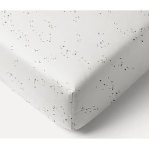 JUNIORBED HOESLAKEN 80 X 160 CM «STARS» | OFF-WHITE MET STERREN