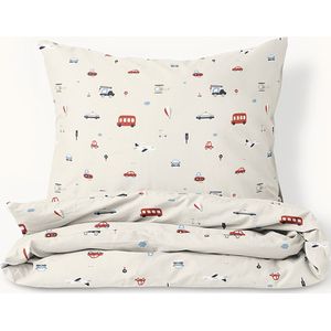 Petite Amélie - Vehicles - Dekbedovertrekset - Flanel - 120 x 150 cm