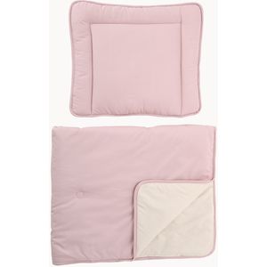 Peuterdekbed zonder overtrek incl. kussen | 120 x 150 cm | Roze