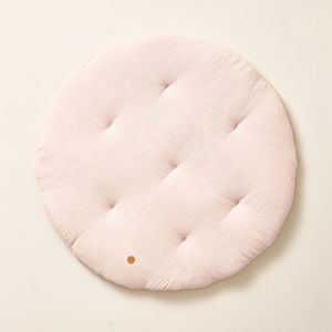 ROND SPEELKLEED Ø100 CM| MOUSSELINE KATOEN | ROZE