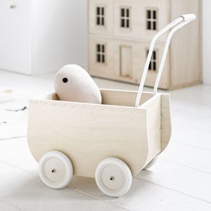 Houten Poppenwagen | Naturel | La Parisienne