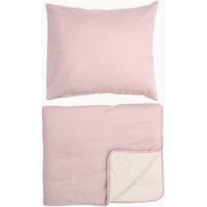 Dekbed zonder overtrek incl. kussenhoes | 140 x 200 cm | Roze