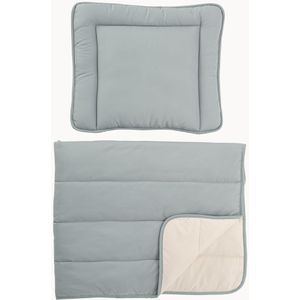 Peuterdekbed zonder overtrek incl. kussen | 120 x 150 cm | Groen