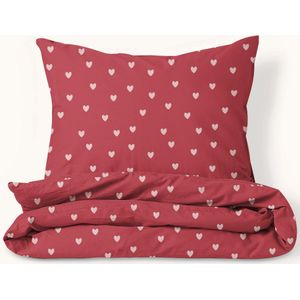 Petite Amélie - Dekbedovertrekset - Flanel - Heart - 120 x 150 cm