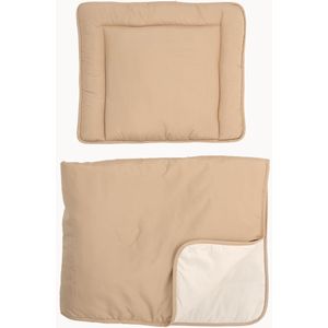 Peuterdekbed zonder overtrek incl. kussen | 120 x 150 cm | Caramel
