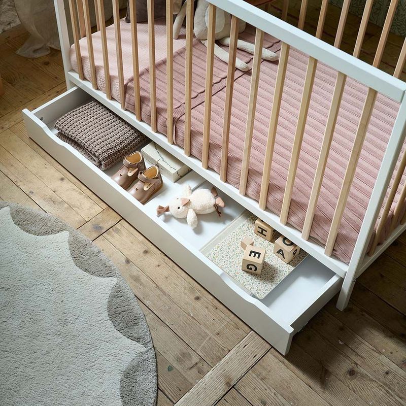 Petite Amélie - Opberglade - Wit - MDF - Voor Onder Kinderbed