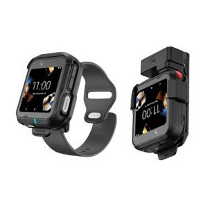 WS3012-0M304E52EA6 - Draagbare mobiele computer, 13 MP camera aan de bovenkant + 5 MP aan de voorkant (120° FOV), AMOLED-touchscreen 2' (460×460), interactieve sensortechnologie, clipbevestiging met ondersteuning voor een 3,5 mm bekabelde PTT-headset, vib