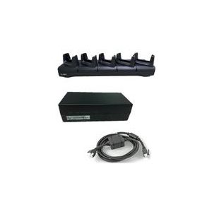 Zebra charging-/communication station, Ethernet, 5 slots | CRD-EC5X-SE5ET-01