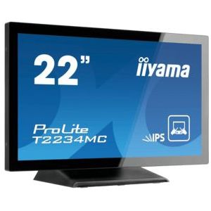 iiyama ProLite T22XX, 54.6cm (21.5''), Projected Capacitive, Full HD, kabel (USB), zwart | T2234MSC-B1S