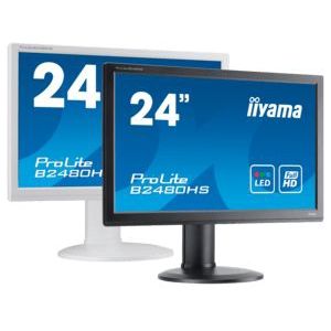 iiyama ProLite XUB2497HSN-B1, Full HD, USB-C, kabel, zwart | XUB2497HSN-B1