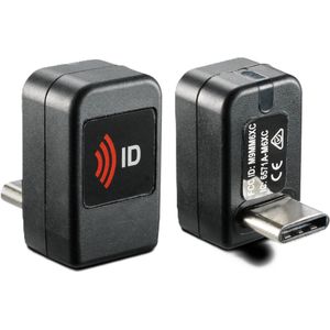RDR-6H11AKU-V2 - WAVE ID Nano Keystroke Hitag V2 Black Vertical USB Reader