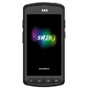 SM2F4R-SFCHSS-HF - M3 Mobile SM20F, NFC (HF), 2D, SE5500, 12,7 cm (5''), GPS, BT (5.1), WLAN, 4G, NFC, Android, GMS, RB, zwart