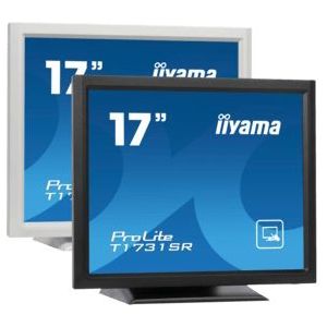 iiyama ProLite T17XX, 43.2 cm (17''), Projected Capacitive, 10 TP, kabel (USB), zwart | T1732MSC-B1SAG